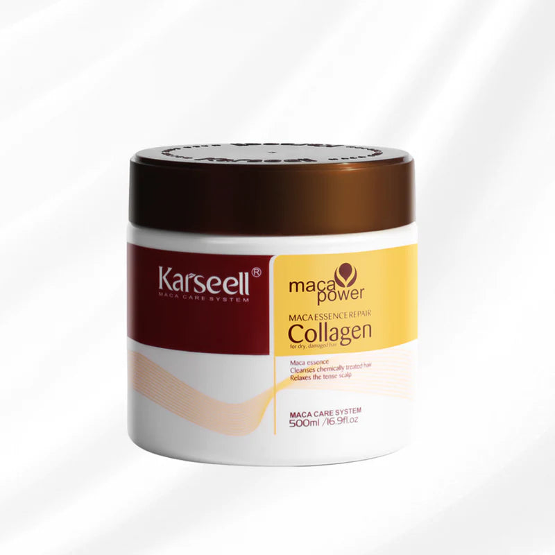 Mascarilla Profesional con Colágeno Karseell — Tratamiento Reparador Capilar