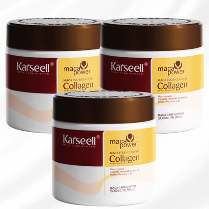 Mascarilla Profesional con Colágeno Karseell — Tratamiento Reparador Capilar